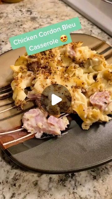 Cordon Bleu Casserole, Chicken Cordon Bleu Casserole, Chicken Cordon, Chicken Cordon Bleu, July 28, Meal Planning, Chicken, On Instagram, Instagram