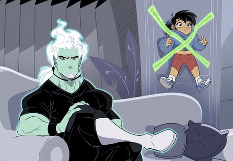 Danielle Phantom Fanart, Danny And Dani Phantom, Danielle Phantom, Danny Phantom Funny, Dan Phantom, Artist Character, Phantom Comics, King Boo, Ghost Boy