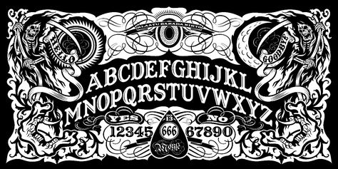 Hunter Shea Speaks: Halloween Spirits – Or What Not To Do With A ... Diy Ouija Board, Ouija Table, Halloween Cover Photos, Ouija Tattoo, Horror Photo, Japan Tattoo Design, Bg Design, Ouija Board, Classic Monsters