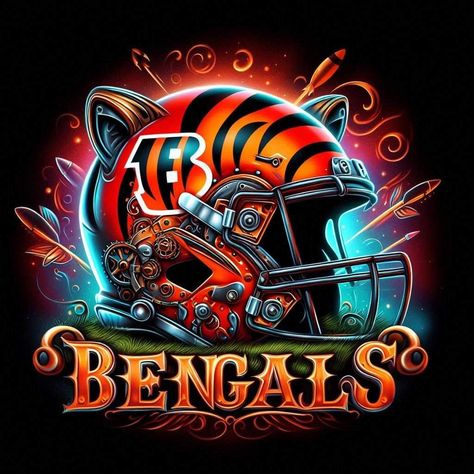 Nfl Football Art, Michigan Football, Image Ideas, Nfl Logo, Cute Shirt Designs, Football Teams, Football Art, Football Wallpaper, Cincinnati Bengals