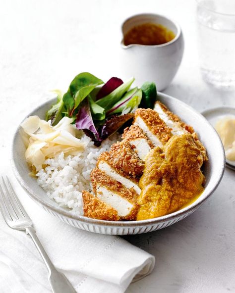 49 Vegetarian curry recipes | delicious. magazine Vegan Katsu, Vegan Katsu Curry, Katsu Curry Recipe, Katsu Sauce, Katsu Curry Recipes, Sushi Ginger, Curry Beef, Chicken Katsu Curry, Curry Recipes Vegetarian