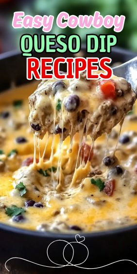 Easy Cowboy Queso Dip Cowboy Taco Dip, Cowboy Dip In Crockpot, Cowboy Meals, Cowboy Queso Dip, Best Queso Dip, Cowboy Dip, Cowboy Queso, Queso Dip Crockpot, Con Queso Dip