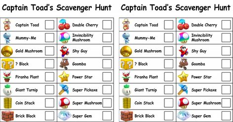 mario-scavenger-hunt2.pdf Mario Scavenger Hunt Clues, Mario Scavenger Hunt, Mario Brothers Birthday Party, Nintendo Party, Super Mario Bros Birthday Party, Scavenger Hunt Clues, Colourful Wallpaper Iphone, Mario Bros Birthday, Super Mario Birthday Party