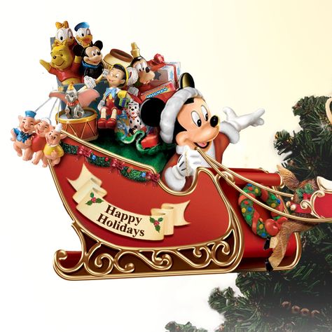 Disney Christmas Tree Topper, Disney Tree Topper, Mickey Mouse Christmas Tree, Disney Christmas Decorations, Disney Christmas Tree, Christmas Disney, Disney Kitchen, Disney Ornaments, Disney Figurines