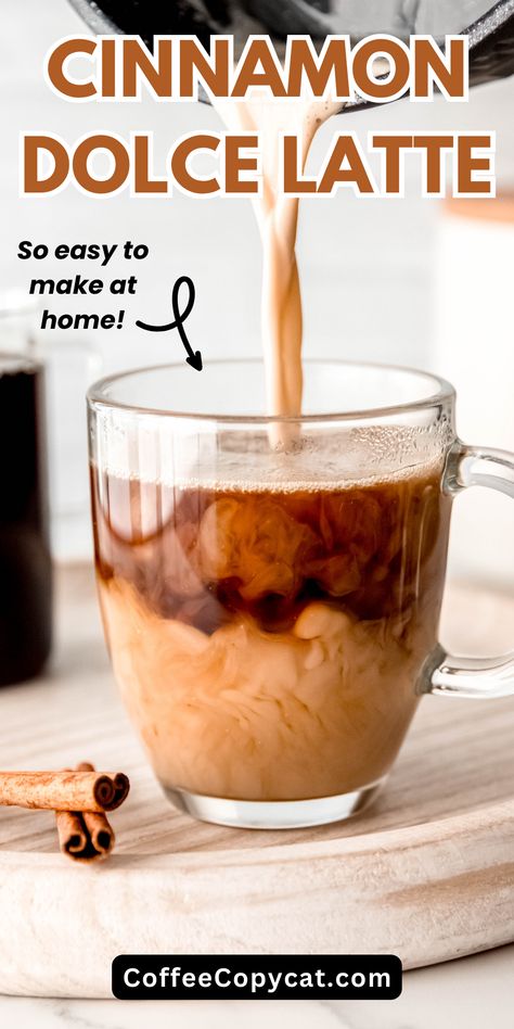 Homemade Cinnamon Dolce Creamer, Homemade Cinnamon Creamer, Diy Cinnamon Coffee Creamer, Cinnamon Dulce Coffee Syrup, Brown Sugar Cinnamon Syrup Coffee, Homemade Cinnamon Dolce Syrup, Coffee With Cinnamon Recipes, Cinammon Coffee Recipe, Cinnamon Dolce Syrup Recipe