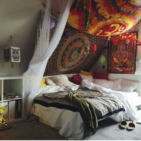 Hippie Living Room, Hippie Bedroom Decor, Hippy Room, Chill Room, Bohemian Bedroom Decor, Grunge Room, Boho Room, Dreamy Room, Cozy Room