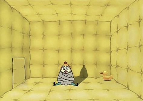 Unhinged Reaction Pic, Spongebob Freeze Frames, Spongebob Reaction, Padded Room, Spongebob Funny Pictures, Spongebob Pics, Music Cover Photos, Mental Asylum, Spongebob Funny