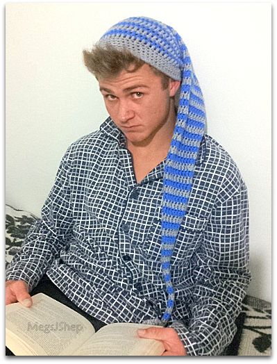 Jono’s Night Cap | Megs J Shep Crochet Night Cap, Crochet Starting, Night Cap, Pajamas, Crochet, How To Wear