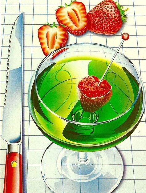 1980s Art, New Retro Wave, Airbrush Art, Foto Art, Red Art, Retro Futurism, New Wall, Food Illustrations, Retro Art