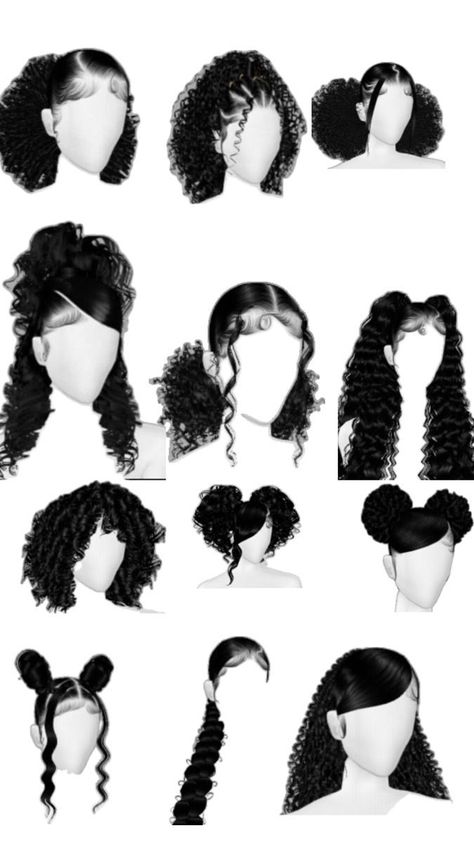 Quick Curly Hairstyles, Latina Hair, Hairstyle Examples, Mixed Curly Hair, Easy Hairstyles For Thick Hair, Hair Inspiration Long, Hair Mistakes, Black Ponytail Hairstyles, Quick Natural Hair Styles