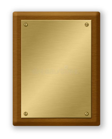 Gold And Wood Plaque. Plaque or sign consisting of a gold plate on wood. Isolate #Sponsored , #Affiliate, #Sponsored, #Plaque, #Gold, #wood, #sign Award Plaque Design, Ramadan Dp, Sport Rack, Red Hair With Highlights, Award Plaques, Plaque Design, Award Plaque, Gold Stock, Borders For Paper