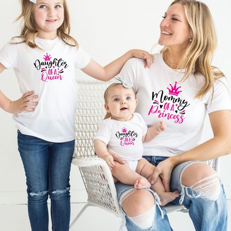 Chemistry T Shirts, Twin Shirts, Mommy And Me Shirt, Matching Mom, Shirt Business, Family Shirts Matching, Girls Graphic Tee, San Jose Ca, Mom Kid