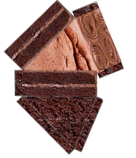 Cake Paper Craft Template, Papercraft Food Templates, Paper Cake Template, 3d Paper Food Templates, Cake Slice Template, Cake Paper Craft, Cake Slice Box Template, Chocolate Cake Slice, Cake Slice Boxes