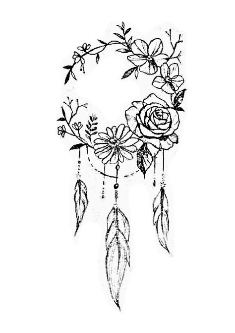 Unique Dream Catcher Tattoo, Dreamcatcher With Flowers Tattoo, Dream Catcher Birth Flower Tattoo, Dream Catcher With Clock Tattoo, Dream Catcher Tattoo Side Ribs, Dreamcatcher With Butterfly Tattoo, Dreams Catcher, Dream Catcher Tattoo, Small Pretty Tattoos