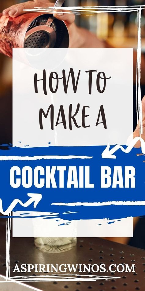 This guide on How to Make a Cocktail Bar will get you started on your path to being an epic mixologist. Affordable and easy, this is the guide! Learn what bar accessories are key and which you can skip, classic drinks to make and some books to act as references and get you started. Bartending can be done at home, not just as a job. #drinks #drinkcart #hostess Learn How To Make Cocktails, How To Become A Bartender, Bartending Tricks Fun, Drinks Every Bartender Should Know, Bartender Shaking Cocktail, Bartending 101, Classic Drinks, Holiday Beverages, Drinks To Make