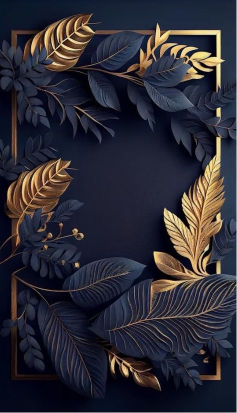 ♔ Bleu & Or ♔ Collages & Arrangements Gold Digital Art, Gold Wallpaper Background, Paper Cutout Art, Iphone Wallpaper Landscape, Romantic Background, Islamic Artwork, Art Gallery Wallpaper, Galaxy Phone Wallpaper, Iphone Wallpaper Photos