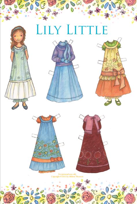 Living A Doll's Life : Historically Inspired Paper Doll Downloads - Printables Trending Toys, Paper Doll Craft, Princess Paper Dolls, Free Printable Paper Dolls, Generation Dolls, Paper Dolls Diy, Farm Business, American Girl Doll Crafts, Paper Doll Dress