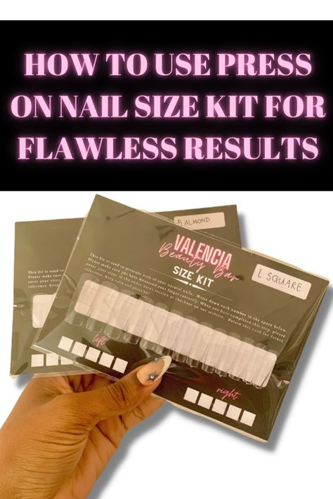 Discover how to use a press-on nail size kit to ensure flawless results for your manicure. We own a press on nail business catering to gel nails, simple nail designs, extravagant nail designs, seasonal nail designs, and trendy nail designs. #nails #naildesigns #pressonnails #shortnails #longnails #diynails Press On Nail Business, Bar Luxury, Nail Business, Nails Today, Seasonal Nails, Catering Business, A Safe Place, Trendy Nail, Nails Simple