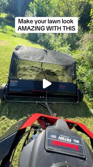 VEVOR Home Improvement on Instagram: "Can the sweeper handle larger yards? YES!!🔥
•
By @brandan_roberts
Link in bio

#VEVOR #DIYProject #homediy #lawncare #lawntips #lawn #lawnwork #homeimprovement #VEVORdiyproject" Lawn Sweepers, Lawn Sweeper, Lawn Work, Large Yard, Lawn Care, Link In Bio, Lawn, Home Diy, Diy Projects