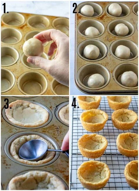 Easy Mug Cookie, Easy Cookie Cups, Cookie Cup Recipes, Mug Cookie Recipes, Microwave Cookie, Mini Muffin Tin Recipes, Recipes Microwave, Cookie Dough Cups, Homemade Frosting Recipes