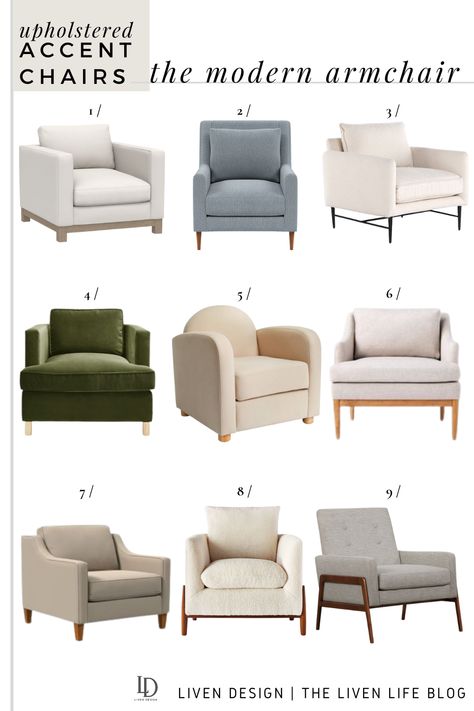 Top Picks for the Most Favored Accent Chair Styles — LIVEN DESIGN Sherpa Chair Living Room, Neutral Chair, Affordable Armchair, Chair Interior Design, Best Accent Chairs, Club Chairs Living Room, Striped Armchair, Traditional Accent Chair, Cream Chair