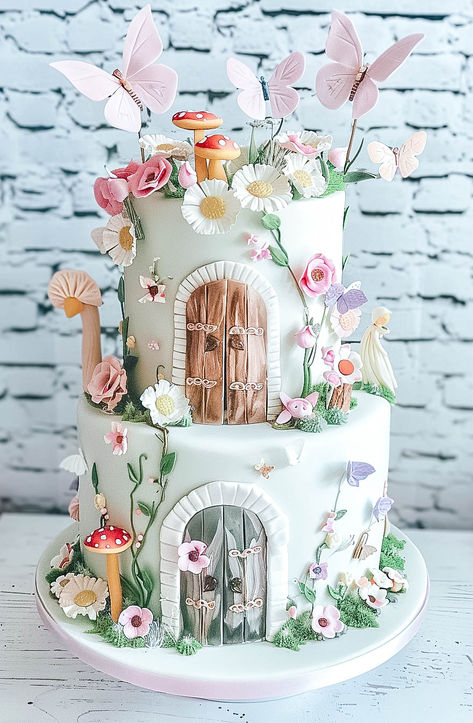 Fairy First Birthday Party Fairytale First Birthday Cake, Magical First Birthday Party, Fairy Tail First Birthday Party, Two Fairy Birthday, Fairy One Birthday Party, Fairy Third Birthday Party, Enchanting First Birthday, My Fairy First Birthday Cake, Winter Fairy Birthday Party Ideas