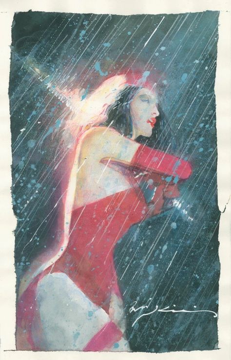 Elektra Daredevil, Marvel Elektra, Dark Era, Daredevil Elektra, Elektra Natchios, Marvel Character Design, Bill Sienkiewicz, Conceptual Drawing, Marvel Cards