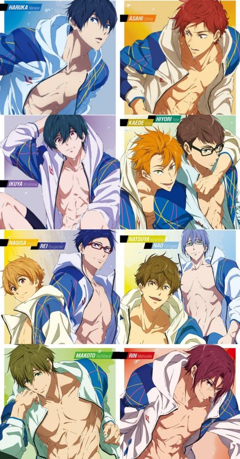 Free! Anime, Free Eternal Summer, Free Characters, Splash Free, Free Iwatobi Swim Club, Free Iwatobi, Super Mario Art, Eternal Summer, Iwatobi Swim Club