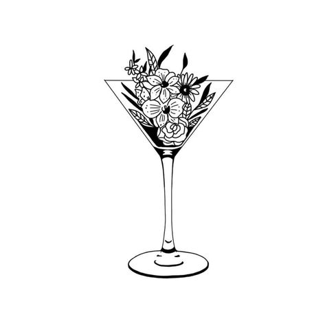 Bartender Tattoo Ideas For Women, Gin And Tonic Tattoo, Booze Tattoo, Bartending Tattoos, Liquor Tattoo, Bartender Tattoo Ideas, Champagne Tattoo, Bartender Tattoo, Martini Tattoo