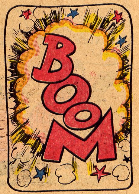 Boom! Images Pop Art, Pop Art Comic, Vintage Comic Books, Retro Comic, Comic Panels, Vintage Comics, Art Plastique, Comic Books Art, Wall Collage