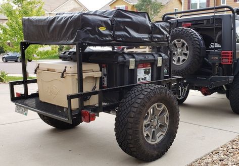 Compact Camping Trailer Gallery - Compact Camping Trailers Overland Trailer Build, Jeep Camping Trailer, Utility Trailer Camper, Camping Gear Trailer, Bug Out Trailer, Vw T3 Doka, Diy Trailer, Offroad Trailer, Overland Camping