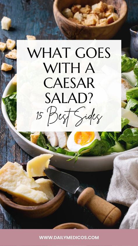 What goes with a Caesar salad? What To Serve With Caesar Salad, What To Serve With Chicken Caesar Salad, Ceaser Salad Ideas, Food With Low Calories, Chicken Garlic Bread, Green Beans Roasted, Garlic Baked Potatoes, Healthy Caesar Salad, Roasted Brussels Sprouts With Bacon