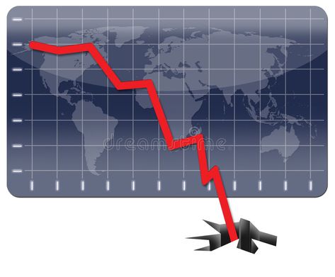 Global Economic Crisis. Graph illustrating the world's financial crisis , #Sponsored, #Crisis, #Graph, #Global, #Economic, #financial #ad Financial Crisis, Bear Market, Our Journey, A Family, Stock Images Free, Beams, Accounting, Stock Illustration, How To Memorize Things