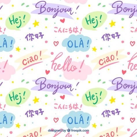 Hello Doodle, Hello In Different Languages, Diversity Activities, Words In Different Languages, Word Doodles, Hello In Languages, Hello Word, Welcome Basket, English Projects