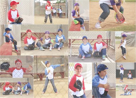 Sandlot Inspired Photo Shoot #priddylittlepicturephotography Sandlot Picture Ideas, Sandlot Photoshoot, Baseball Family Pictures, Softball Poses, Bday Pictures, Softball Pics, Cousin Pictures, Baseball Pics, Baseball Family