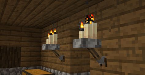 Minecraft Light Ideas, Minecraft Lighting Ideas, Minecraft Chandelier, Minecraft Light, Minecraft Interior, Minecraft Blocks, Minecraft Banner Designs, Minecraft Farm, Minecraft Banners