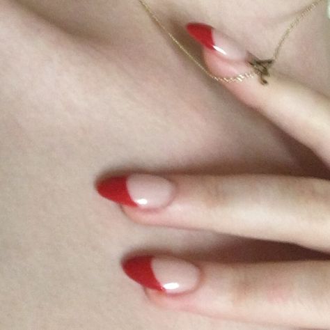 Nails Aesthetic, Red Nail, Nail Jewelry, Minimalist Nails, Dream Nails, Funky Nails, Pretty Acrylic Nails, Red Aesthetic, Swag Nails