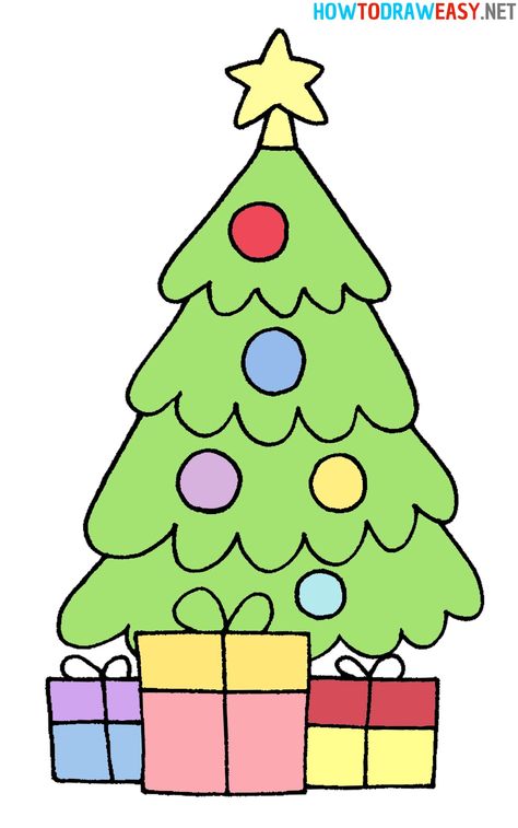 Christmas Tree Drawing #ChristmasTree #ChristmasTreeDrawing #HowtoDrawaChristmasTree #EasyChristmasTreeDrawing #ChristmasDrawings #MerryChristmas #ChristmasBalls #ChristmasDecorate #ChristmasIdeas #ChristmasDrawingIdeas #Xmas Christmas Tree Drawing For Kids, Cute Easy Christmas Drawings, Cute Christmas Tree Drawing, Tree Drawing Wallpaper, Christmas Tree Drawing Easy, Tree Drawing For Kids, Draw A Christmas Tree, Tree Drawing Simple, Christmas Tree Train