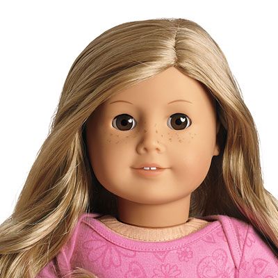 Just Like You #24 is a American Girl of Today doll. She was released in 2004. Classic Face Mold with light skin and freckles under her eyes. She has Straight blond Hair with wavy, off center part, to the left. Her eyes are BROWN Light Brow, American Girl Doll Accessories, Face Mold, Journey Girls, Feathered Hairstyles, American Doll, Light Skin, Doll Face, Blonde Hair Color