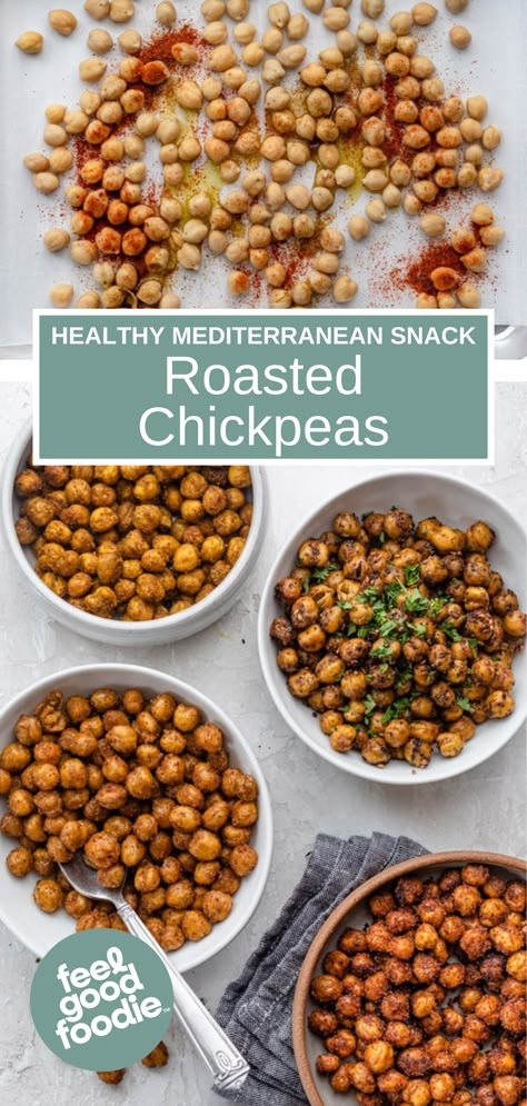 Roasted Chickpeas Greek, Oven Baked Chickpeas, Mediterranean Roasted Chickpeas, Oven Roasted Chickpeas Recipes, Roast Chickpeas Oven, Healthy Roasted Chickpeas, How To Roast Chickpeas In The Oven, Baked Chick Peas Recipes Oven, Roasted Garbanzo Beans Oven