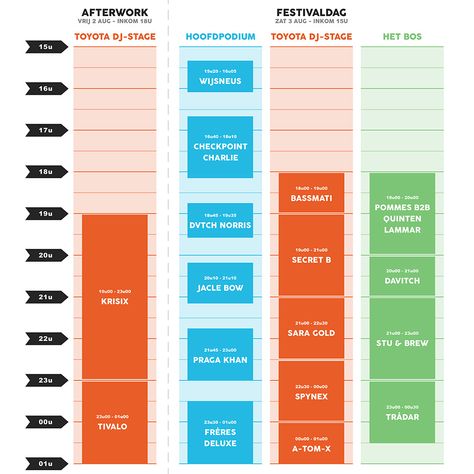 Timetable Graphic Design, Timetable Design, Dj Stage, Time Schedule, Event Program, Information Graphics, Music Event, Campfire, All Rights Reserved