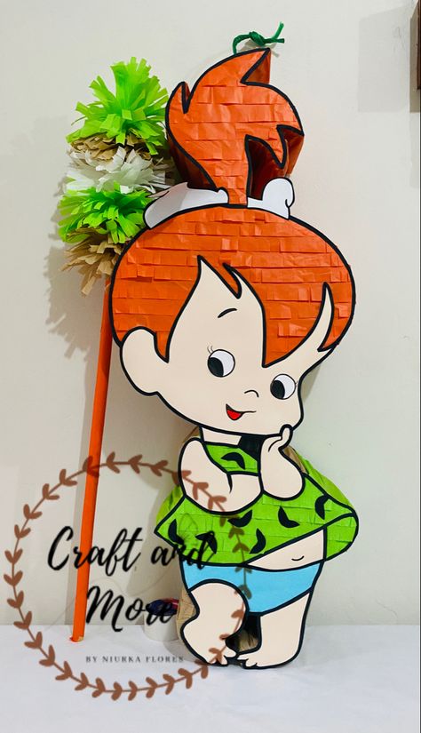 Piñata de Picapiedra Pebbles Piñata, Yabba Dabba Doo, Twins 1st Birthdays, Diy Birthday Decorations, Diy Birthday, 2nd Birthday, Birthday Decorations, 1st Birthday, Birthday Parties