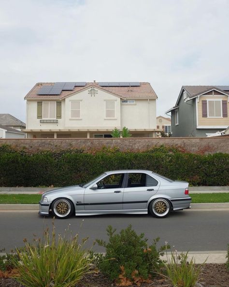 E36 Sedan on golden @bbs.wheels Credit @theandytran_ #bmw #bmwm3 #mpower #3series #bmwm #bmwm3e36 #e36m3 #bmwlove #e46 #e30 #e36gang #e36club #carlifestyle #car #carpassion #carlife #bimmer #bimmerlife #bimmernation #m3life #e36life #e36lifestyle #bmwlovers #bmwclub #e90 #m3 #e36owners #90s #carphotography Bmw E36 Sedan, Bmw E36 318i, E36 Sedan, E90 M3, E36 M3, Bavarian Motor Works, Bbs Wheels, Bmw Love, Motor Works