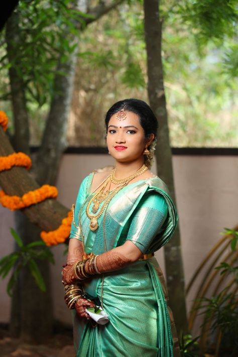 #Brides of south india#IndianBride#Salonmybride#Makeupstudio#M.A.C makeup C Makeup, South Indian Sarees, Mac Makeup, Saree Look, South India, Indian Sarees, Saree Wedding, Saree, India