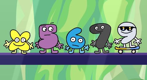 Nine X Seven Bfdi, Six And Nine Xfohv, Six Bfb, Nine Bfb, Bfb Characters, Four X, Inanimate Insanity, I Dont Have Friends, Happy Tears