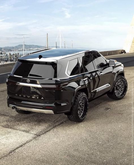 Hold Up Wait A Minute, Rides Aesthetic, 2023 Toyota Sequoia, Car Pfp, Garage Luxury, Toyota Sequioa, Bmw Wallpaper, Audi Luxury, Car Bugatti