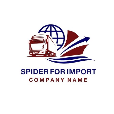 Vector logo transportation logistics and... | Premium Vector #Freepik #vector Transport Logo Inspiration, Transportation Logo Ideas, Logistics Logo Transportation, Logistics Logo Design Ideas, Transport Logo Design Ideas, Transportation Company Logo, Transport Company Logo, Logistic Logo Design, Logistics Company Logo