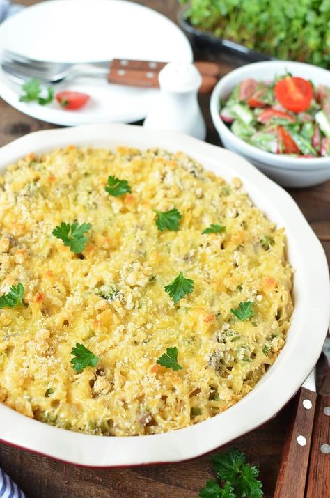 Tuna Tetrazzini, Creamy Baked Pasta, Mac And Cheese Casserole, Simple Pasta, Fresh Tuna, Baked Pasta, Easy Pasta Dishes, Best Casseroles, Hearty Dinner