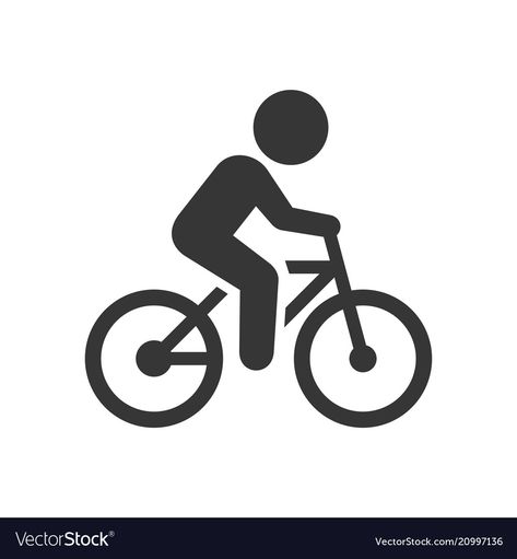 Bicycle Vector, Simple Bike, Bike Icon, Man Bike, Transparent Png, Free Vector Images, High Res, Png Images, Adobe Illustrator