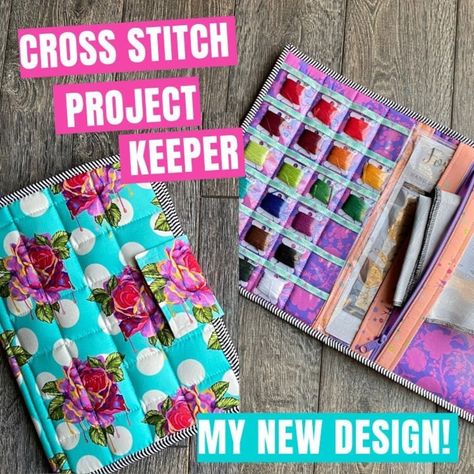 Cross Stitch Floss, Sewing Case, Project Bag, Embroidery Floss, Pdf Sewing Patterns, Video Tutorial, Cross Stitch Embroidery, Fabric Crafts, Pdf Pattern